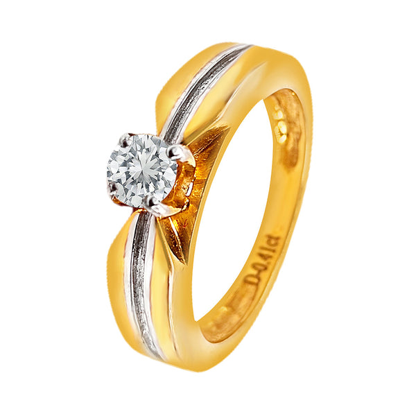 Pharaoh's Radiance: A Regal Solitaire Band Egyptian-inspired for the Modern Gentleman.