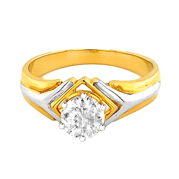 The Golden Apex Solitaire Male Ring Mark of Timeless Elegance