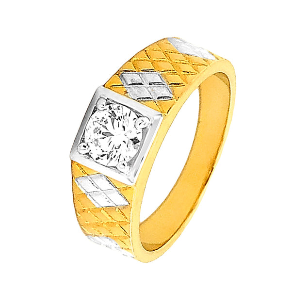 The  "Vanguard Halo" Ring radiates bold elegance and timeless style.