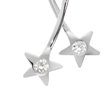 Starburst Diamond Drop Pendant Celestial Elegance with Sparkle.