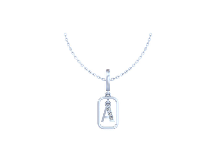 Initial Grace Pendant Personalized Sophistication with Timeless Charm.