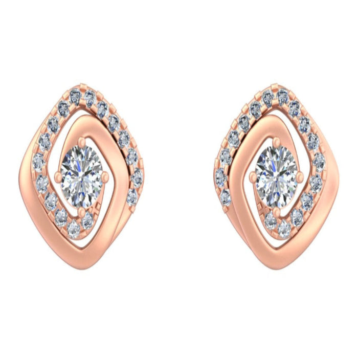 Diamond Enthralling Embrace Earrings A Mesmerizing Blend of Elegance.