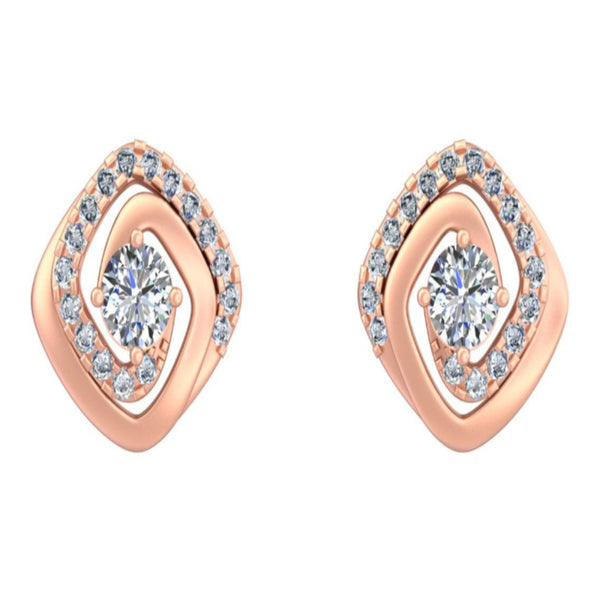 Diamond Enthralling Embrace Earrings A Mesmerizing Blend of Elegance.