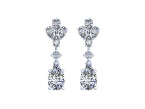 Regal Pear Brilliance Heavenly Diamond Flow A Radiant Blend of Luxury.