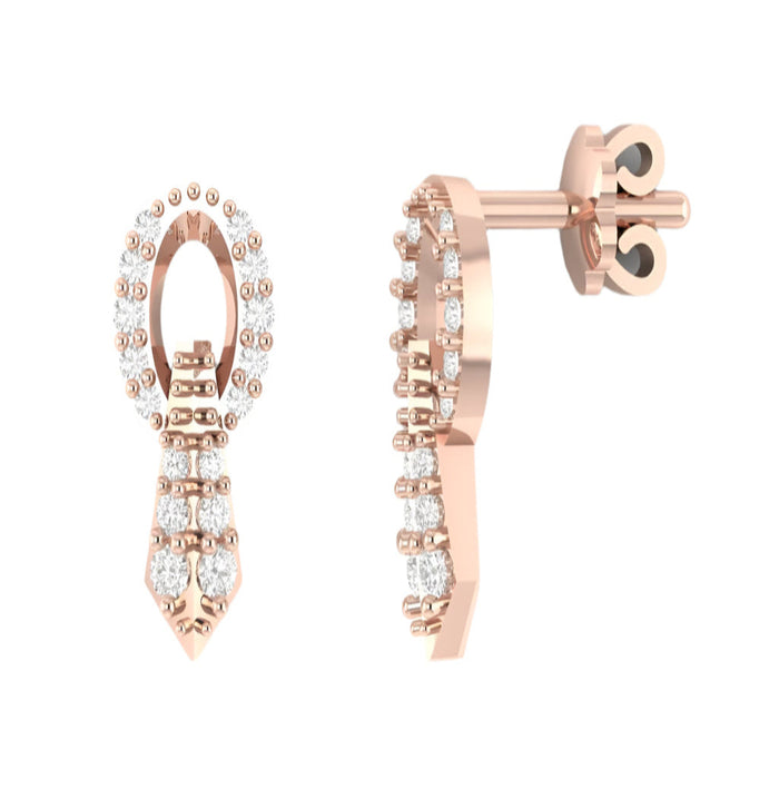 Imperial Glow Studs Timeless Elegance with Radiant Simplicity.