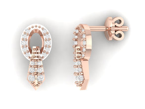 Imperial Glow Studs Timeless Elegance with Radiant Simplicity.