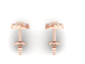 Imperial Glow Studs Timeless Elegance with Radiant Simplicity.