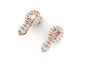 Imperial Glow Studs Timeless Elegance with Radiant Simplicity.