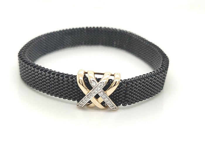 Diamond Infinity Link Male Bracelet A timeless symbol of strength and elegance.