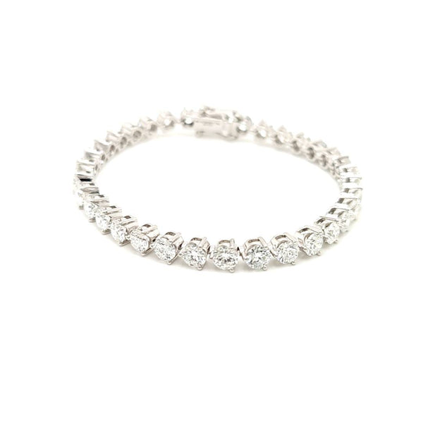 Diamond Glittering Eternity Tennis Bracelet Timeless Elegance in a Seamless Circle of Sparkle.