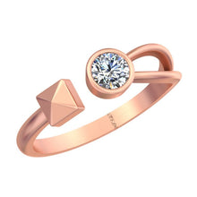 Solitaire Quad Open Ring – A Masterpiece of Elegance