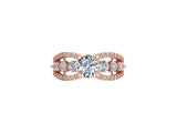 Radiant Arc Ring – Where Graceful Curves Meet Timeless Brilliance