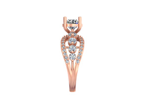 Radiant Arc Ring – Where Graceful Curves Meet Timeless Brilliance