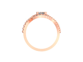 Duo Heart Love Ring: A Fusion of Ethnic Charm and Modern Elegance