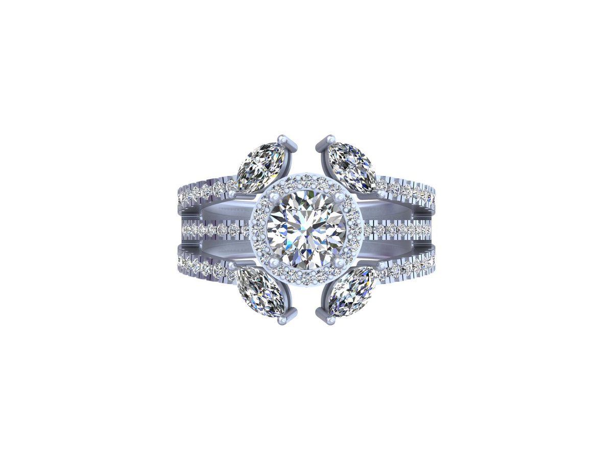 Diamond Female Ring