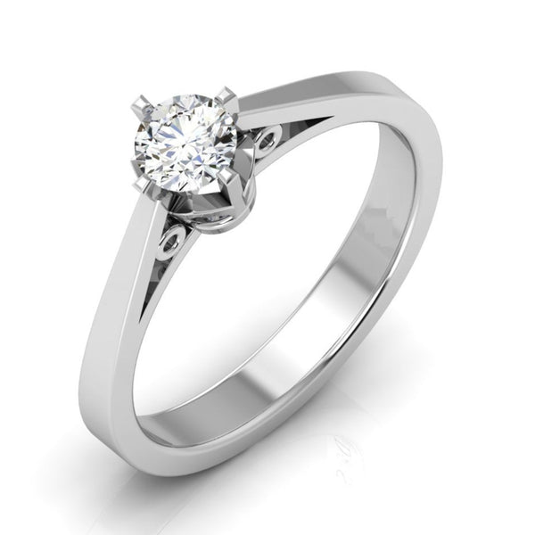 Vintage Solitaire Ring _Charm with a Contemporary and Vintage Style.