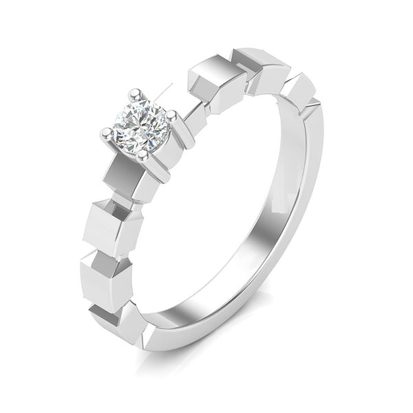 Sterling silver Quad Solitaire: A Radiant Expression of Love