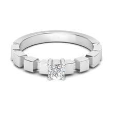 Sterling silver Quad Solitaire: A Radiant Expression of Love