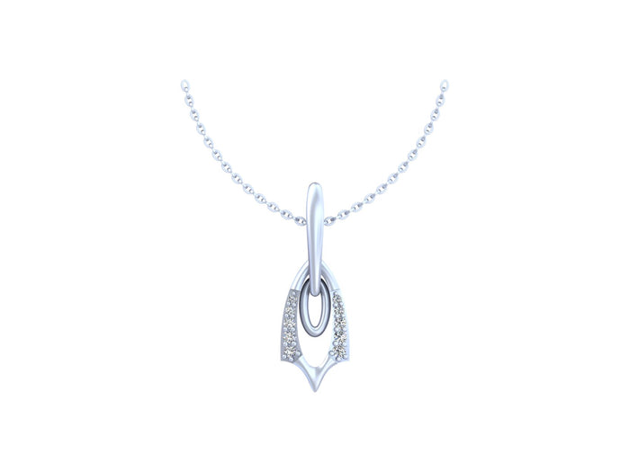 Dewdrop Radiance Silver Pendant Capturing the Grace of Morning Dew.