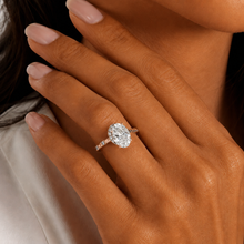 Golden Bloom Splendor Open Ring: A Radiant Fusion of Grace and Luxury — on-model view