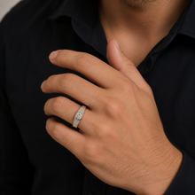 Zenith Solitaire Band – A Masterpiece of Cosmopolitan for Him — on-model view