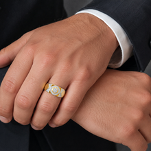 Eterna Radiance Band – A Timeless Elegance for Him — on-model view
